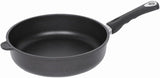 AMT Frypan with Black Handle -Cast Aluminium -24 cm