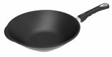 AMT Wok with Black Handle -Cast Aluminium -30 cm