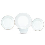 Daily Use Dinner Set, 24 Pieces -Porcelain