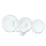 Daily Use Dinner Set, 24 Pieces -Porcelain