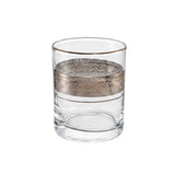 Pasabahce Longdrink, Tumbler, Tea Cups & Saucer Set, 24 Pieces -Silver