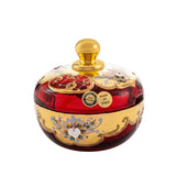Murano Tea Set, 17 Pieces -Red