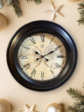 Wall Clock -60.2x60.2 cm -Dark Brown