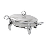 Royal Alfredo Oval Food Warmer -Silver -2.2 Lit. -Stainless Steel