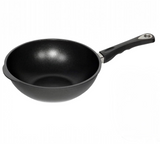 AMT Wok with Black Handle -Cast Aluminium -26 cm