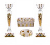 Bohemia Crystal Gift Set, 5 Pieces -Gold