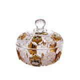 Bohemia Crystal Tea Set, 17 Pieces -Gold