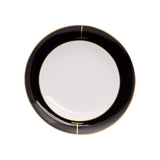 Falkenporzellan Dinner Set, 59 Pieces -Black & Gold -Porcelain