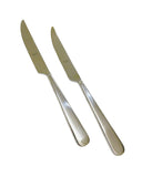 Mepra Dessert Knife Set, 2 Pieces -Stainless Steel