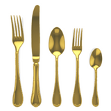 Mepra Cutlery Set -Gold -30 Pieces -Stainless Steel 18/10