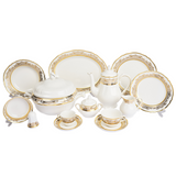 Falkenporzellan Dinner Set, 112 Pieces -Gold -Porcelain