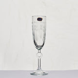 Bohemia Crystal Flute Set, 6 Pieces