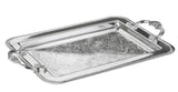 Queen Anne Rectangular Tray with Handles -40.5x25cm -Silver Plated