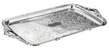 Queen Anne Oblong Tray Integral Handle -41x25.5cm -Silver Plated