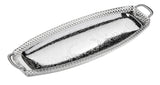 Queen Anne Sandwich Tray with Handles -44x15cm -Silver Plated