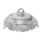 Queen Anne Round Hors D'oeuvre 5 Parts with Cover & Stand -25cm