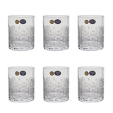 Bohemia Crystal Tumbler Set, 6 Pieces -320 ml