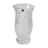 Bohemia Crystal Vase with Base -Hand Cut -30.5 cm