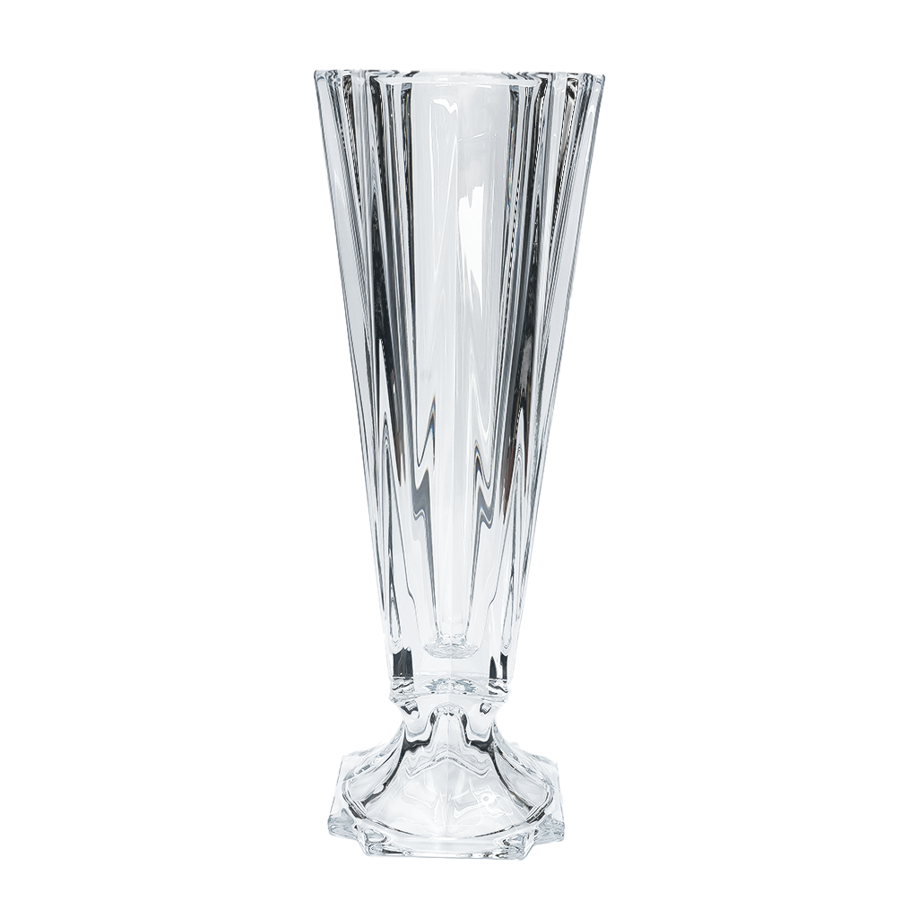 Bohemia Crystal Vase with Base -39 cm