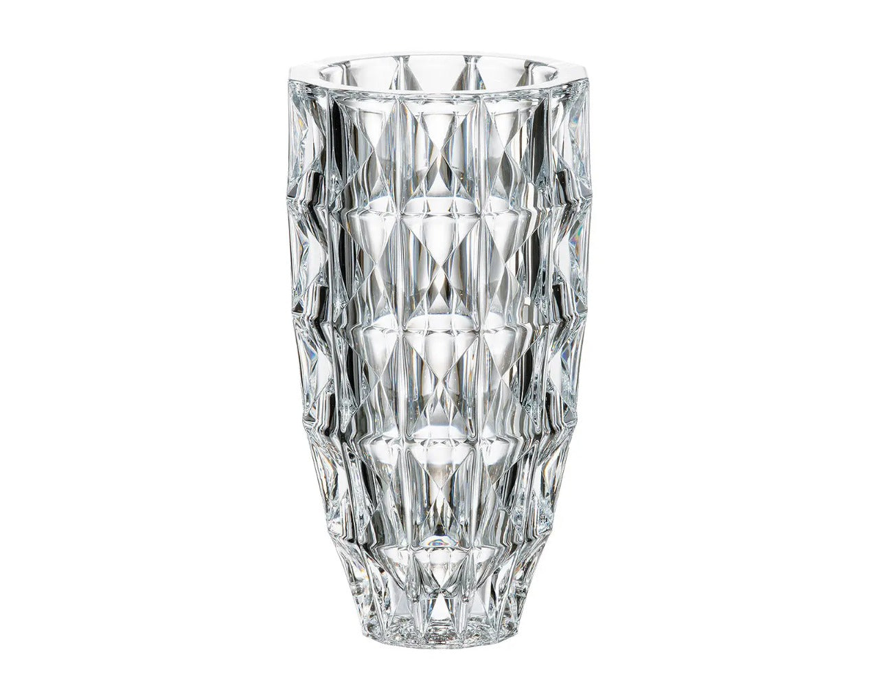 Bohemia Crystal Vase Diamond Design -28 cm