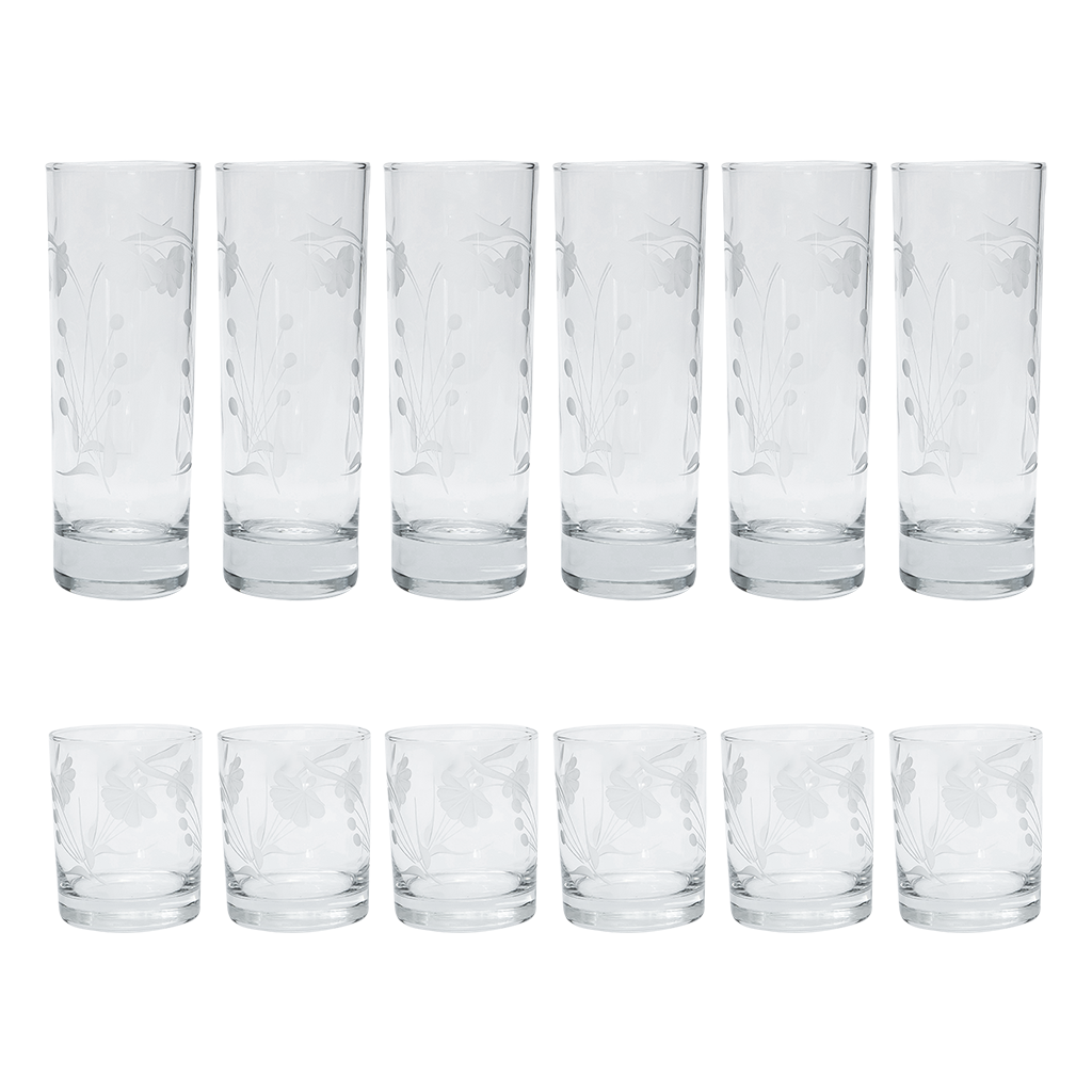 Pasabahce Longdrink and Tumbler Set, 12 Pieces -290 & 250 ml