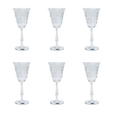 Bohemia Crystal Goblet Set, 6 Pieces -185 ml