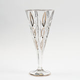 Bohemia Crystal Goblet Set, 6 Pieces -Silver