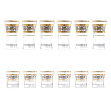 Pasabahce Longdrink & Tumbler Set, 12 Pieces -Silver & Gold -340 & 250 ml