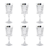 Bohemia Crystal Goblet Diamond Set, 6 Pieces -200 ml