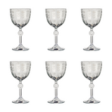 Bohemia Crystal Goblet Set, 6 Pieces