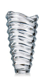 Bohemia Crystal Vase Wave Design -34cm