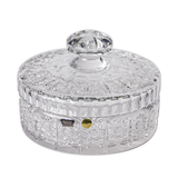 Bohemia Crystal Bonbonniere with Cover -Hand Cut -18 cm