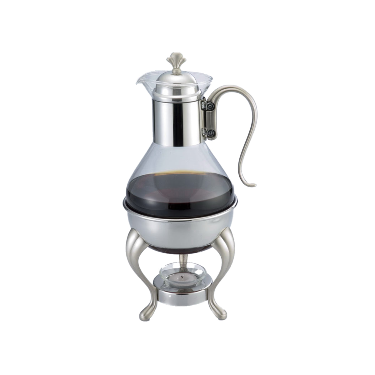 Coffee Warmer with Candle -750 ml -Stainless Steel