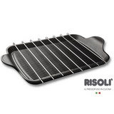Risoli Brochette Grill with Steel Spit Grill -47x26 cm