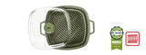Risoli Dr. Green Vapor Grill with Glass Lid -26x26cm