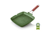Risoli Dr. Green Grill with Wood Folding Handle -26x26cm