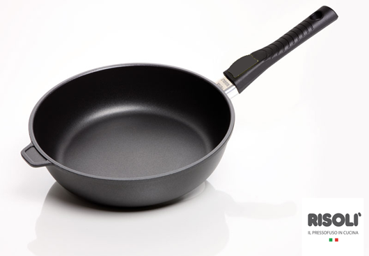 Risoli Deep Fry Pan with Removable Handle -24cm