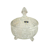 Bohemia Crystal Sugar Bowl with Cover -12 cm