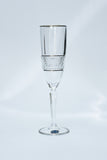 Bohemia Crystal Flute Set, 6 Pieces -190 ml